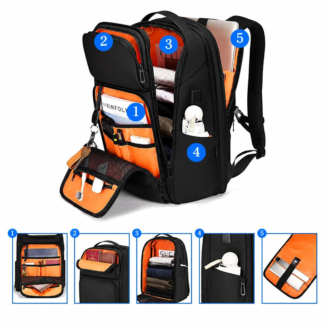 FERMO Rucksack – Business-Reisetasche